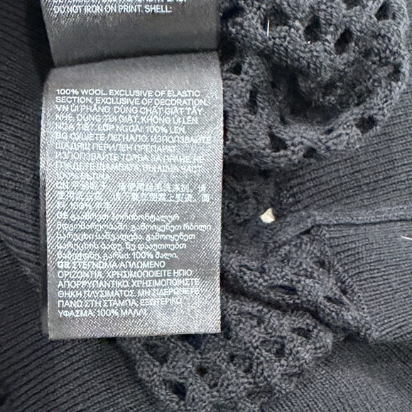 Moschino H&M Black Knit with Colorful Cartoon Design - Picture 3 of 3